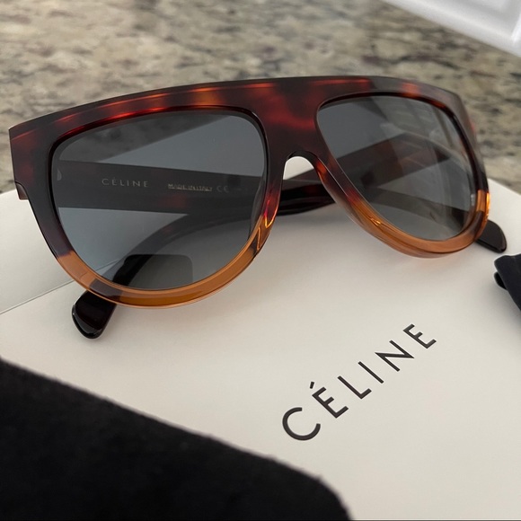 Celine Sunglasses - D Top Oversized Brown Tortoise main image 8